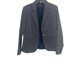 MNG black pin striped blazer size 10 EUC